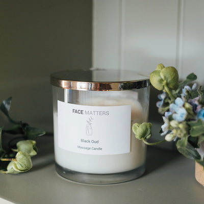 Black Oud Luxury Massage Candle - Face Matters Skincare