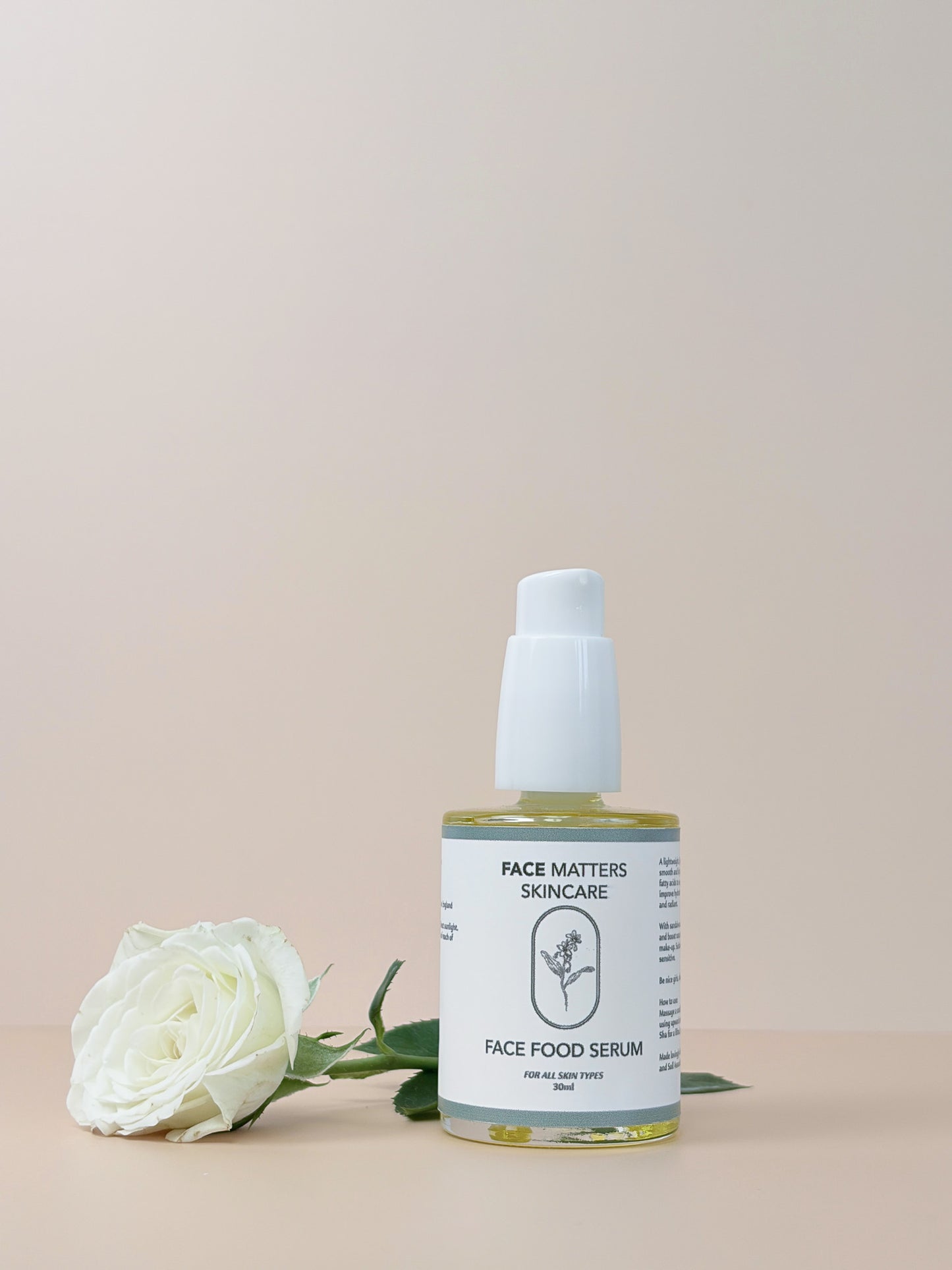 Vitamin C Face Serum And Facial Face Massage Tool