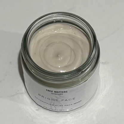 Bright Face Detoxifying Clay Face Mask - Face Matters Skincare