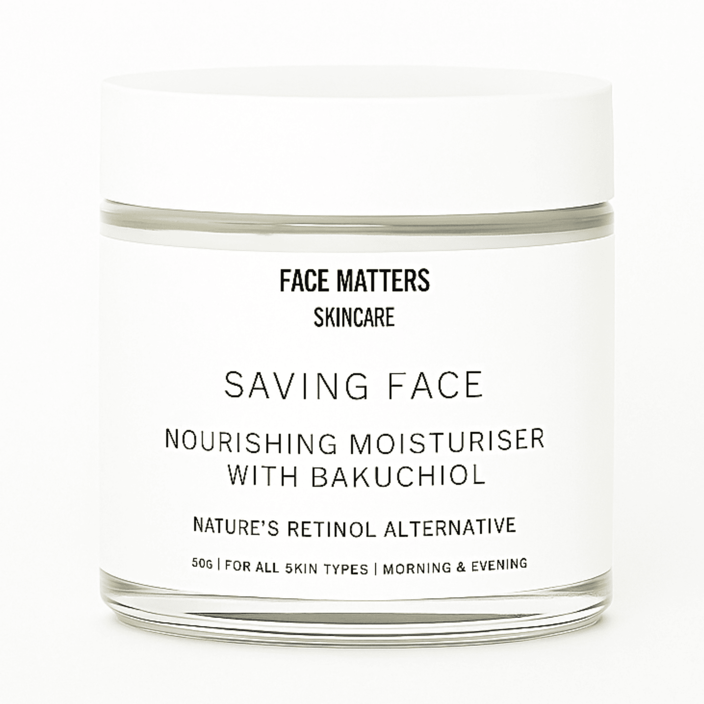 Saving Face Moisturising Cream - Face Matters Skincare