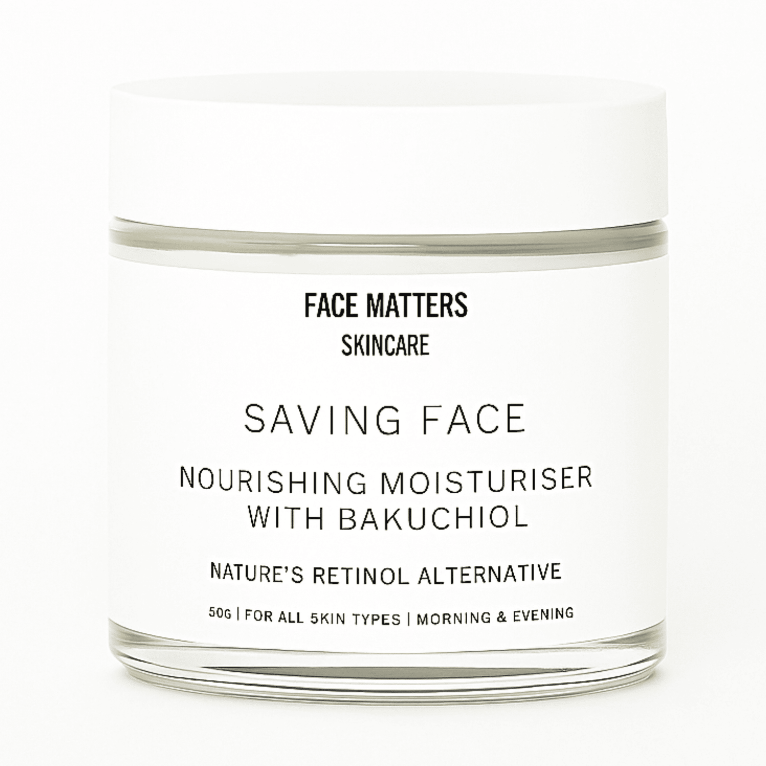 Saving Face Moisturising Cream - Face Matters Skincare