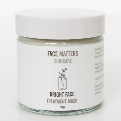 Bright Face Detoxifying Clay Face Mask - Face Matters Skincare