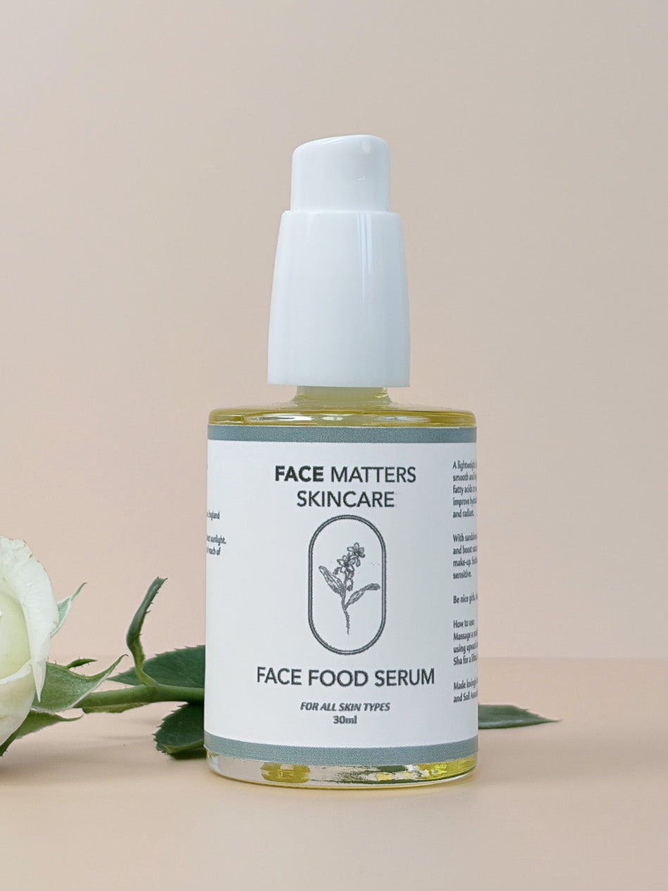 Vitamin C Face Serum And Facial Face Massage Tool