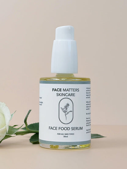 Vitamin C Face Serum And Facial Face Massage Tool